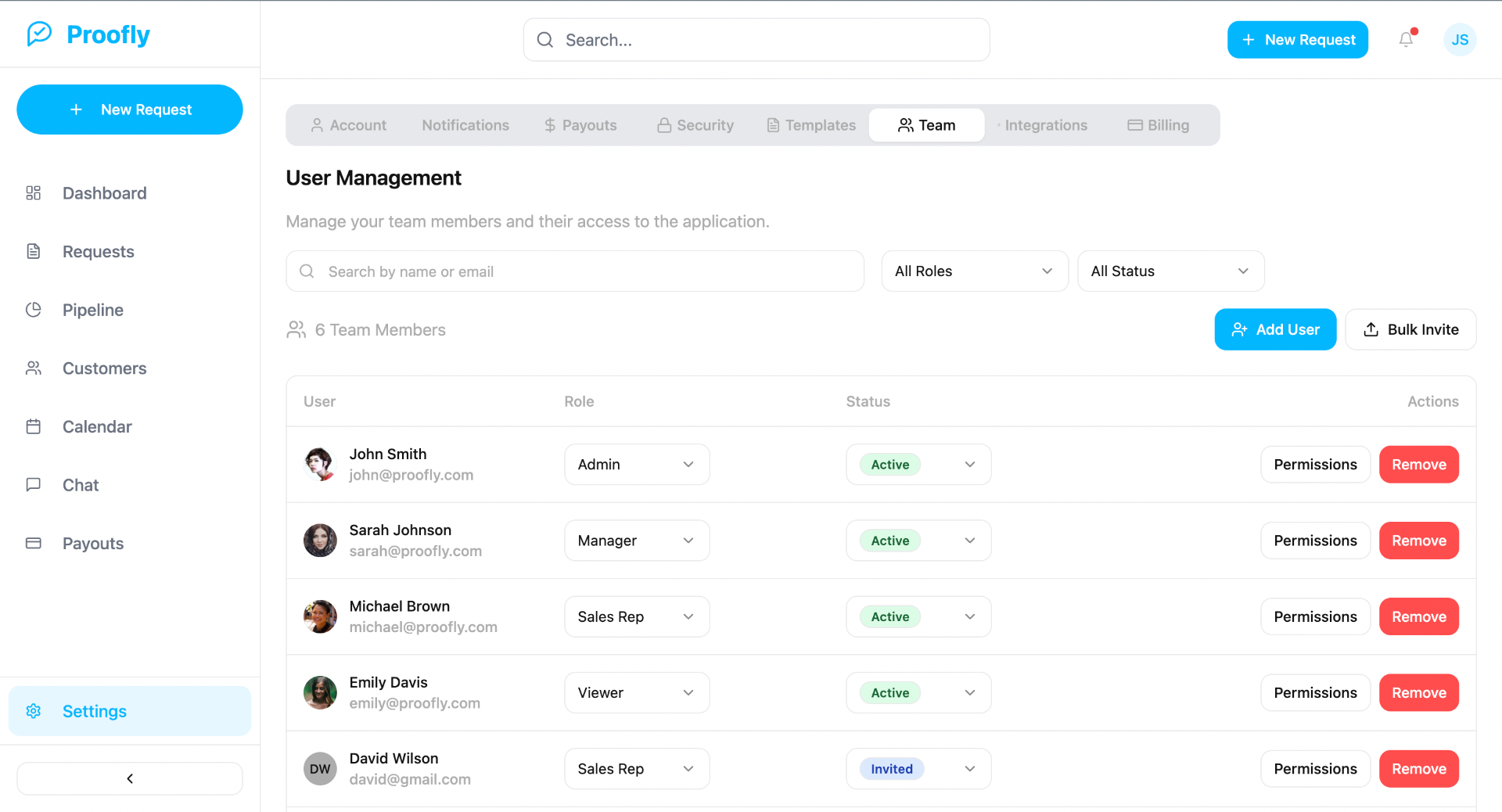 Team Management